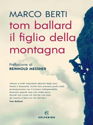 cover image of Tom Ballard. Il figlio della montagna